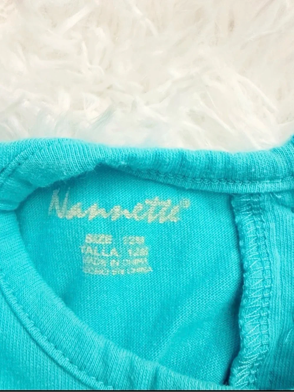 Nanette Teal Pocket Ruffle Dress 12M Toddler Girl Cotton - Picture 7 of 8
